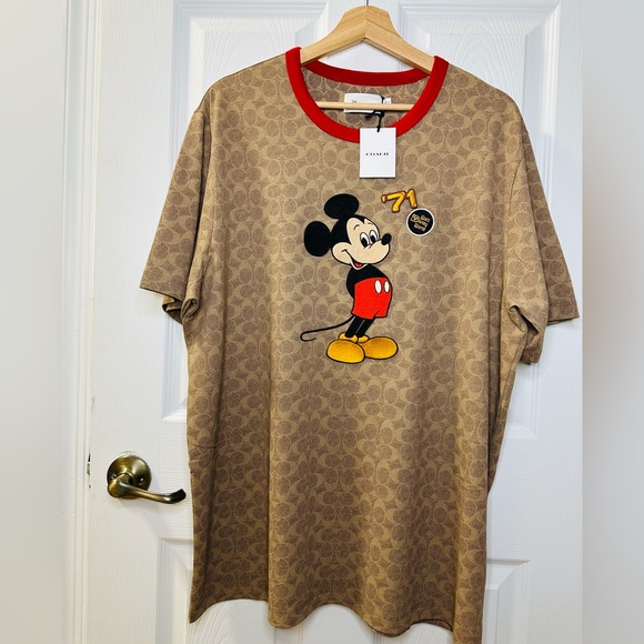 NEW with tags Disney × Coach Mickey Mouse 50th Anniversary T-shirt - Picture 11 of 14